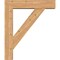 Ekena Millwork Traditional Block Smooth Bracket w/ Offset Brace, Western Red Cedar, 7 1/2"W x 34"D x 40"H BKT0806X34X40TRA05SWR - alternate 4
